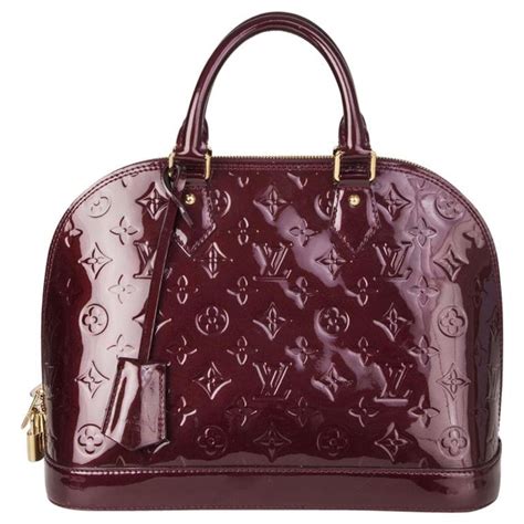 louis vuitton red monogram vernis alma bb|louis vuitton monogram bb.